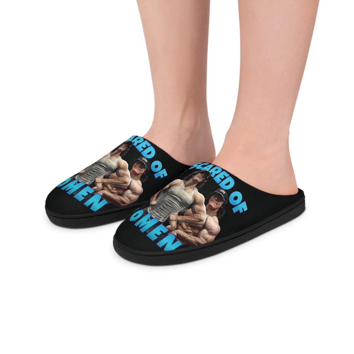 I Am Scarred of Women Men’s Indoor Slippers